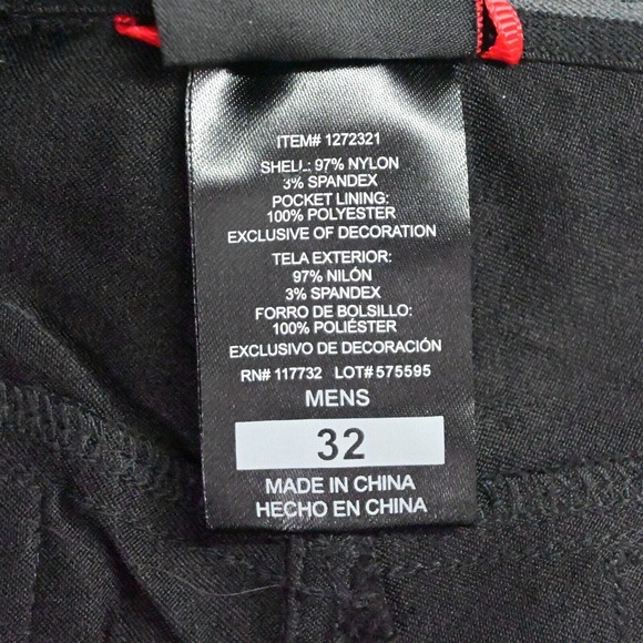 Gerry 32 x 10" Black Tech Stretch Performance Outdoor Cargo Shorts - Picture 4 of 7